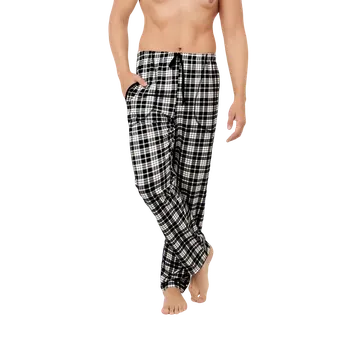 Pánské pyžamo Pánské domácí kalhoty Italian Fashion Klark L Černá