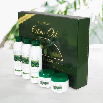 Kosmetická sada Pečující sada s olivovým olejem, 5dílná