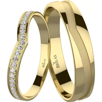 Prsten Solara Gold - snubní prsteny ze žlutého zlata
