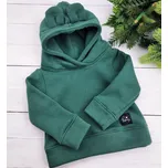 Kulišárny Mikina s kapucí přes hlavu WARM LAHVOVĚ ZELENÁ VELIKOST: 98(2-3r)