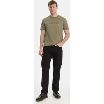 Pánská móda Calvin Klein T-Shirt LV04LF810G Zelená Regular Fit XXL