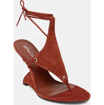 Dámské sandále Semišové sandály Jeffrey Campbell PACHOULI U239.02.012 burgundské 83X, EUR 38