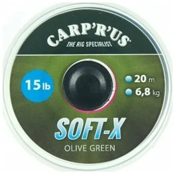 Carp´R´Us Šňůrka Soft-X Olive Green 20 m, 0,23mm, 15 lb