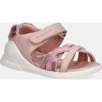 Dívčí sandály Dětské kožené sandály Biomecanics 262140. růžová 30X, EUR 25