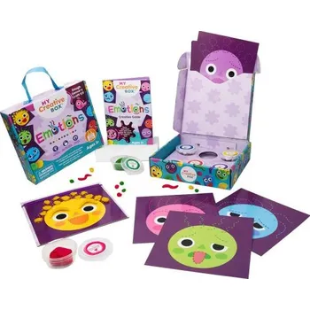 kreativní sada MY CREATIVE BOX® Senzorická kreativní sada na modelování Emoce