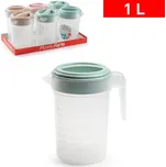 Plastic Forte Džbán plastový s víkem 1 l mix barev