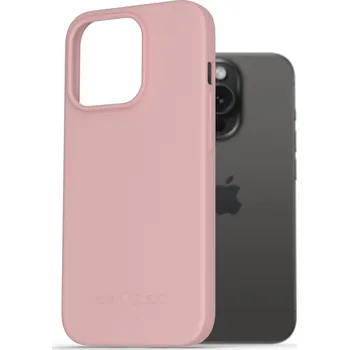 Pouzdro na mobilní telefon AlzaGuard Matte TPU Case pro iPhone 15 Pro růžový