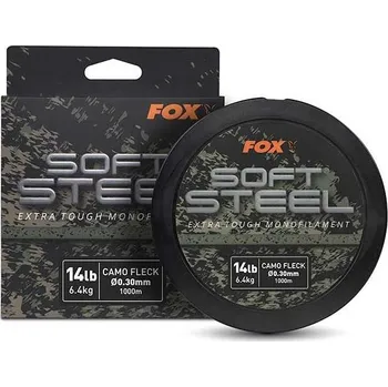 FOX Soft Steel Fleck Camo Mono, 1000 m, 0,30 mm, 6,4 kg