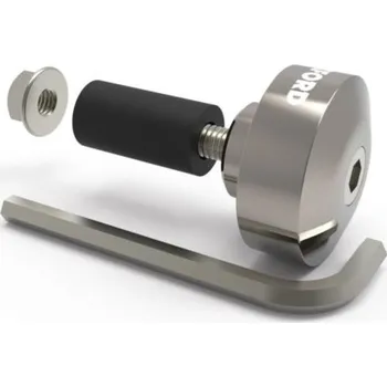 Auto-moto Oxfort Bar Ends 1 s redukcí pro vnitřní průměr 13 a 18 mm, vnější 22 a 28,6 mm, stříbrné, pár