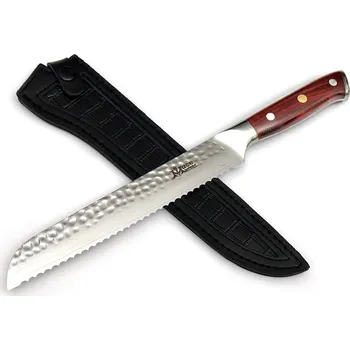 Kuchyňský nůž MaceMaker HAILSTORM BREAD KNIFE SanMai Damaškový Kuchyňský nůž na chleba