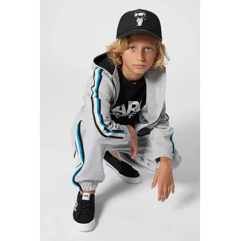 Chlapecké oblečení Dětské bavlněné tričko Karl Lagerfeld Z31098.162.174 černá 99X, vel. 174