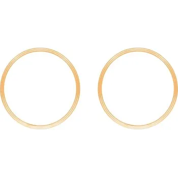 Náušnice Pozlacené náušnice Lilou Etno 171/70/KOL/NO2/PO zlatá GLD, vel. ONE SIZE