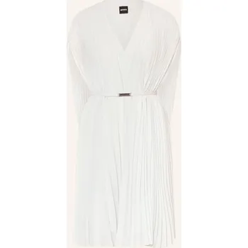 Dámské šaty Boss Dámské Koktejlové Šaty S Plisováním, tmavě modrá, 34