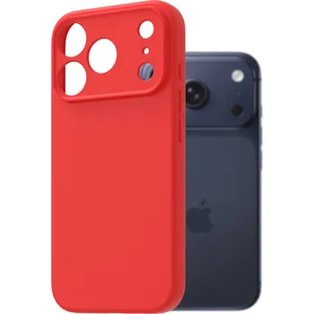 Pouzdro na mobilní telefon AlzaGuard Matte TPU Case pro iPhone 17 Pro červený