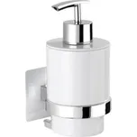 WENKO BEZ VRTÁNÍ TurboLoc QUADRO - Dávkovač mýdla, kovově lesklý