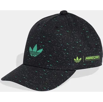 Kšiltovka Dětská bavlněná kšiltovka adidas Originals MINECRAFT KE4811 černá 99X, vel. 51