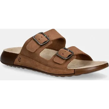 Dámské pantofle Semišové pantofle Ecco Cozmo W 206913.05034 hnědá 88X, EUR 42