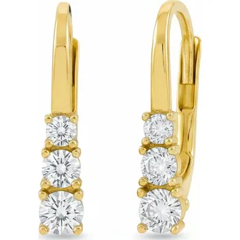 Náušnice Soliter Nadčasové náušnice ze žlutého zlata 239 001 01237 00 + 2 měsíce na vrácení zboží