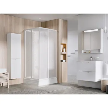 RAVAK Sprchový box Supernova ASBRV2 FILLING: Pearl, MATERIAL: Hliník/plast, FILLING TYPE: Plast