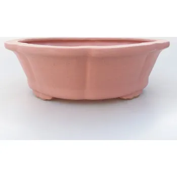 Květináč Keramická bonsai miska 26 x 26 x 8 cm růžová
