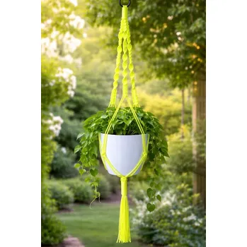 Železářství Závěs na květiny - žlutá - neon (ZAV28 - žlutá neon)