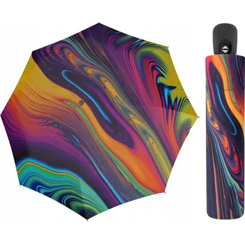 Deštník Doppler automatický skládací deštník s pouzdrem, vícebarevný