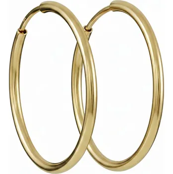 Náušnice Soliter Elegantní kruhy ze žlutého zlata 231 001 00651 00 + 2 měsíce na vrácení zboží