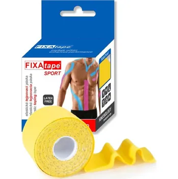 Zdravotnický materiál FIXAtape Sport Standard tejp. páska 5 cm x 5 m žlutá ( )