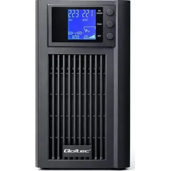 Záložní zdroj Qoltec Pure Sine Wave UPS 2kVA 1600W AVR LCD (52641)
