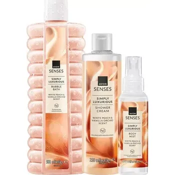 Koupelová kosmetika Sada tělové péče s vůní broskve a vanilkové orchideje