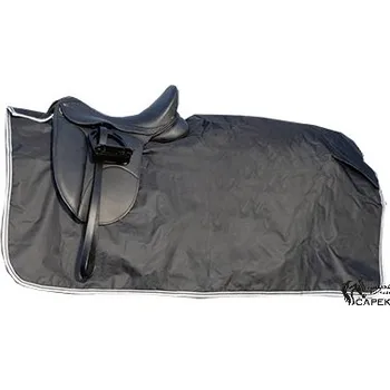 Deka pro koně Bederní deka HKM -NEPROMOKAVÁ- - Černá - 135cm