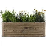 Blumfeldt Terrabox 180x90x60 cm Vyvýšený záhon Dřevěný efekt (10046551)
