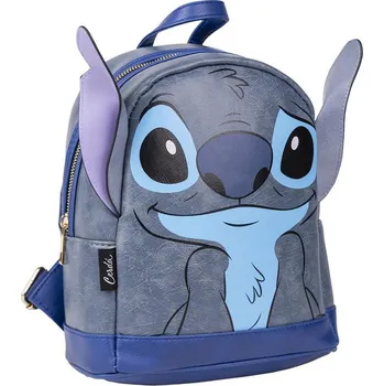 Městský batoh OEM Dámský městský batoh Disney | Lilo &amp; Stitch: Figura Stitche s 3D ušima (objem 5,2 litrů | 20 x 24 x 11 cm)