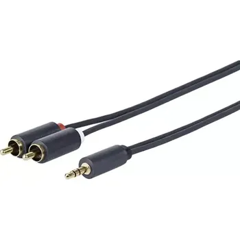 Audio kabel VivoLink 3.5mm - 2 x RCA M-M 2.5m (PROMJRCA2.5)
