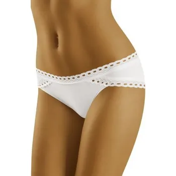 Dámské spodní prádlo Kalhotky Wolbar Eco-Ni - bavlna Bílá L