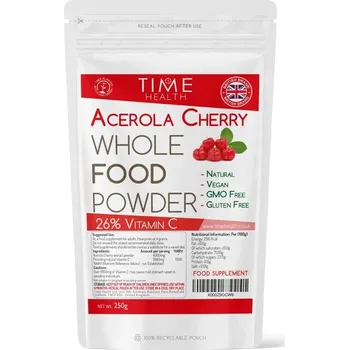 Time Health Acerola prášek - 26% Vitamínu C 250 g