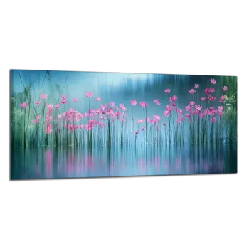 Obraz Obraz na plátně Růžové květy ve vodě , jednodílný 4476AZ