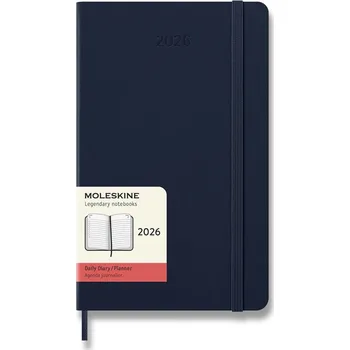 Diář MOLESKINE 2026 L denní, tvrdé desky, modrý