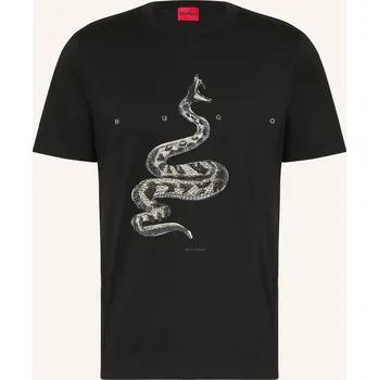 Pánské tričko Hugo Pánské Tričko Discorb, černá / béžová, M