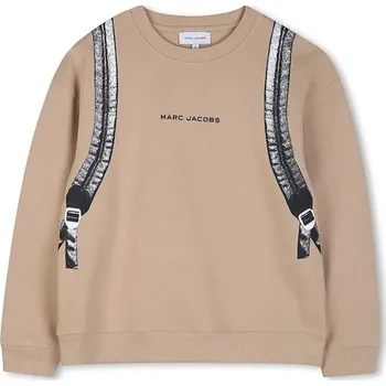 Chlapecká mikina Dětská bavlněná mikina Marc Jacobs W60798.86.108 béžová 80X, vel. 102