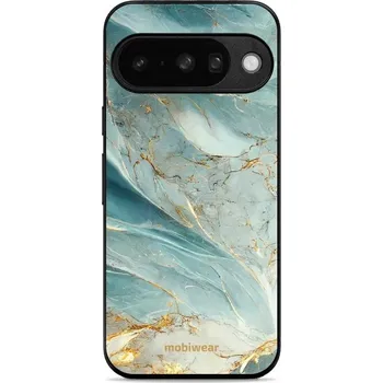 Mobiwear Glossy lesklé pouzdro na Google Pixel 10 zelenkavý mramor