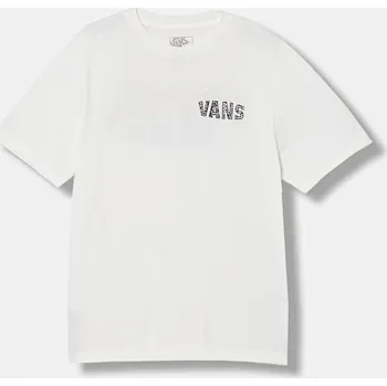 Bavlněné tričko Vans VN000VXBWHT1 bílá 00X, vel. 139.5-151