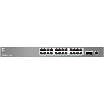 Switch Grandstream GWN7803PL Pro L2++ Managed switch, 24x 1Gb RJ45, PoE+, SFP+, DHCP, CLI, VLAN