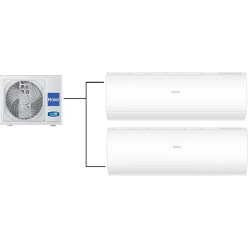 Klimatizace Klimatizace Haier pearl 1+2 (2,6kW + 2,6kW) Multi-split R32 včetně montáže