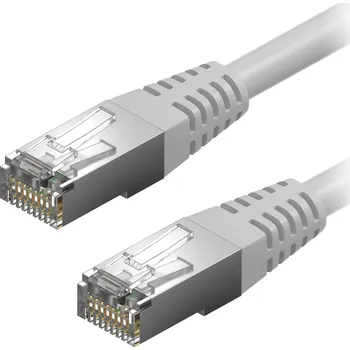Kabel AlzaPower Patch CAT6 FTP 5m šedý