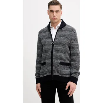 Dámský svetr Vlněný kardigan Barbour Helmsley MKN1702 námořnická modř 59X, vel. XL