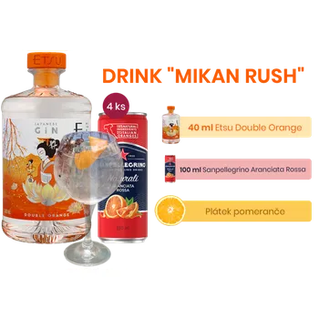 Gin Etsu Double Orange Japanese Gin + dárek