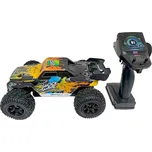 Mamido RC Monster Truck Auto na dálkové ovládání 60 km/h, 1 : 16 4WD Brushless, 2.4 GHz, oranžové