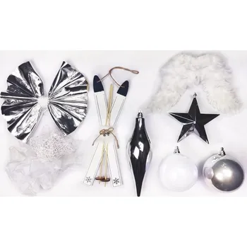 LAALU Vánoční ozdoby - sada SNĚHOVÁ NADÍLKA, na stromky 300 - 450 cm