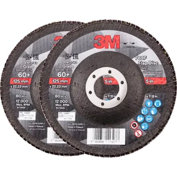 Brusný kotouč 3M 769F Lamelový Kotouč, průměr 125 mm, zrnitost 60+, 2 ks